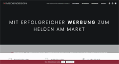 Desktop Screenshot of dg-mediendesign.com