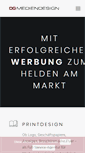 Mobile Screenshot of dg-mediendesign.com